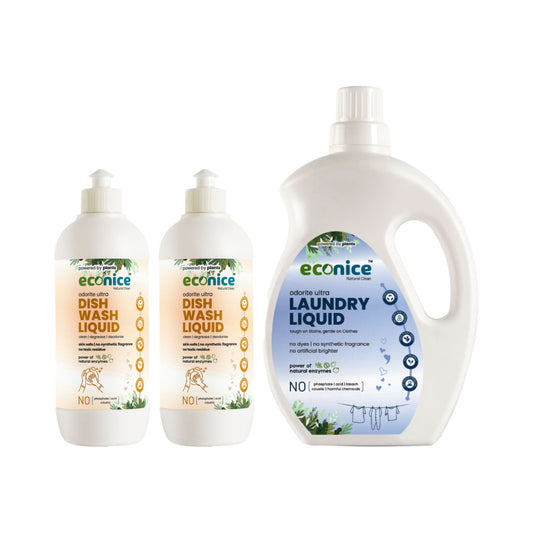 Combo | Natural Dishwash Liquid | Natural Laundry Liquid