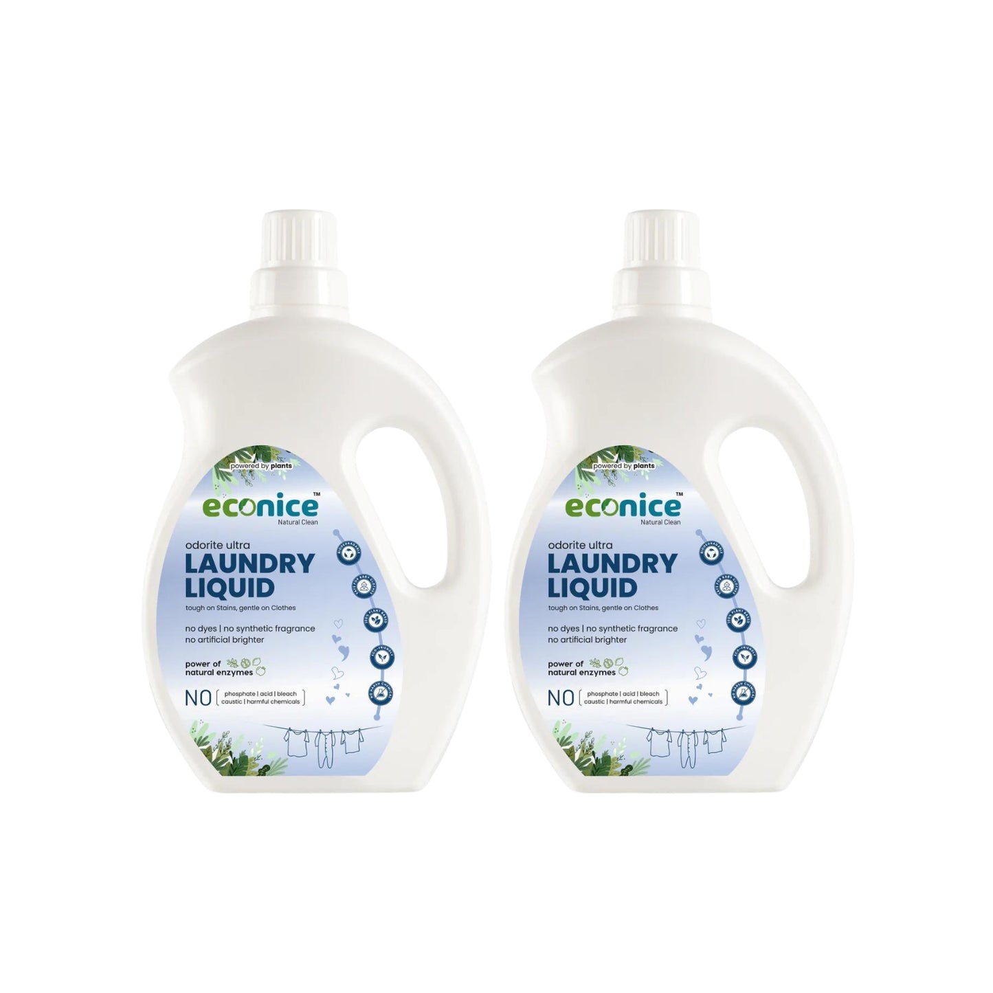 Natural Laundry Liquid Detergent - 1L | Econice