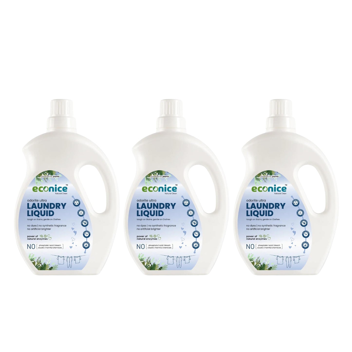 Natural Laundry Liquid Detergent - 1L | Econice