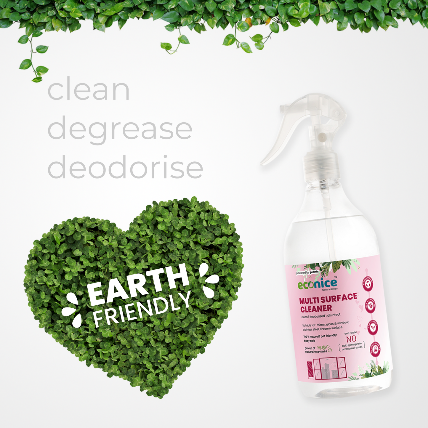 Natural Multi Surface Cleaner 500ML | Econice