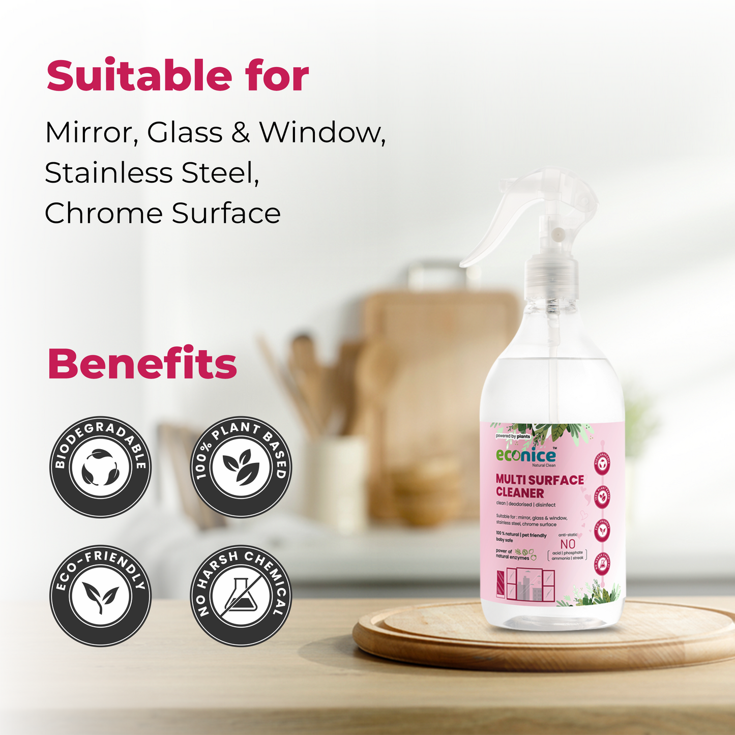 Natural Multi Surface Cleaner 500ML | Econice